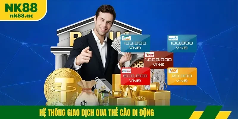Hệ thống giao dịch qua thẻ cào di động